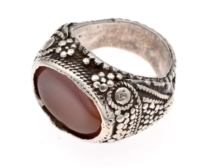 Old Tribal Ring From Middle East, Yemen, Saudi Arabia. Antique Bedouin ...