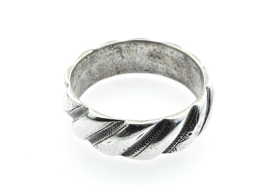 Heavy old bracelet from the Middle Atlas in Morocco.  High grade silver Berber tribal bracelet