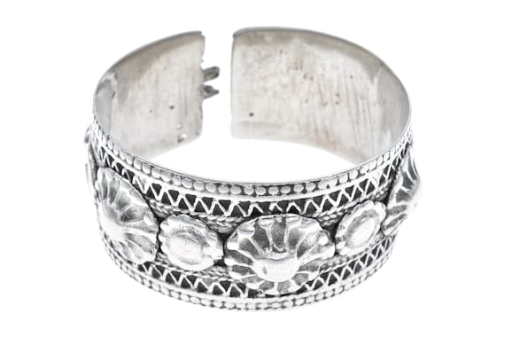 Rare Ethnic Berber Bracelet from Aurès. Antique Amazigh Bracelet from Algeria