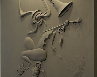 Wall sculpture, 3d wall art, Rain dance, Wall sculptures, Bas-relief, Sculptural painting, Original wall sculptures