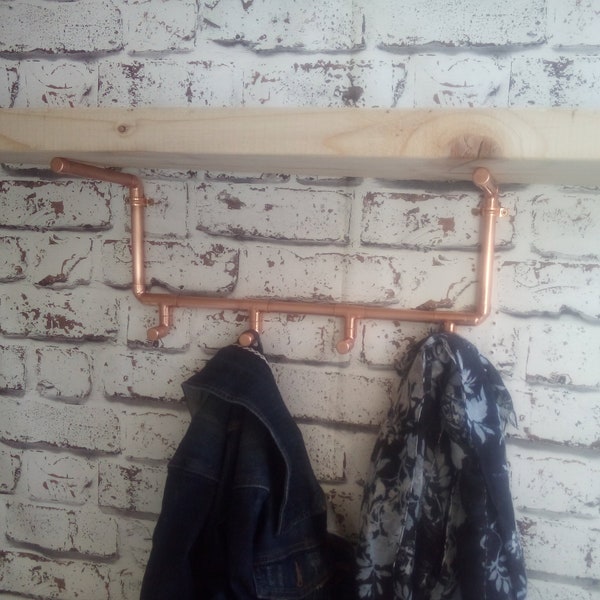 Coat Hooks With Shelf Etsy UK