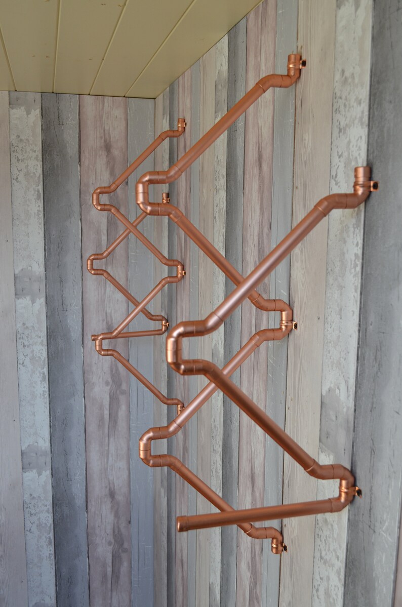 Copper Zig Zag Shelf Bracket Etsy