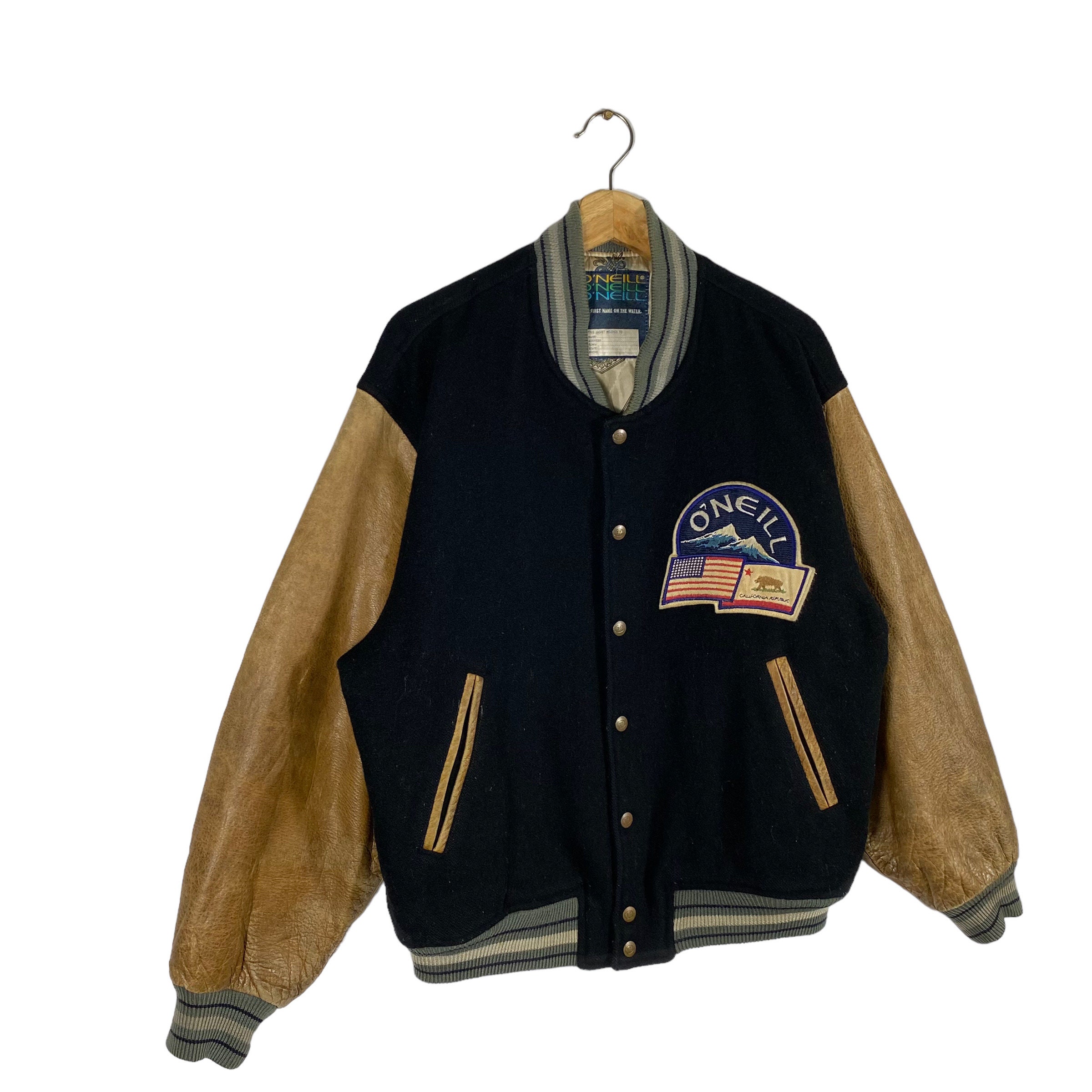 ジャケット・アウター 90s o'neill indian varsity jacket XL 90s o'neill indian varsity jacket XL