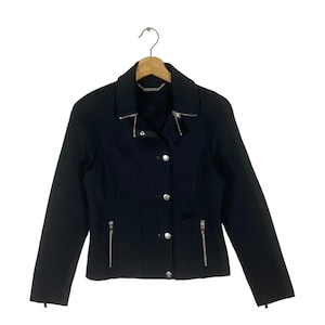Chaqueta con botones Michael Kors Talla 4 (xs) Color negro