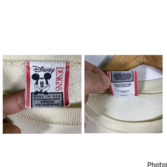 Vintage 90s Disney Mickey Mouse Indiana Jones Sweatshirt M Size