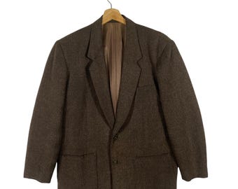 Vintage Ys For Men Blazer M Size Brown Colour