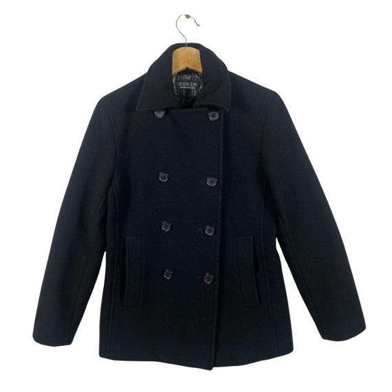 Buy Vintage Sonia Rykiel Wool Jacket Button Size 38 M Black Colour 