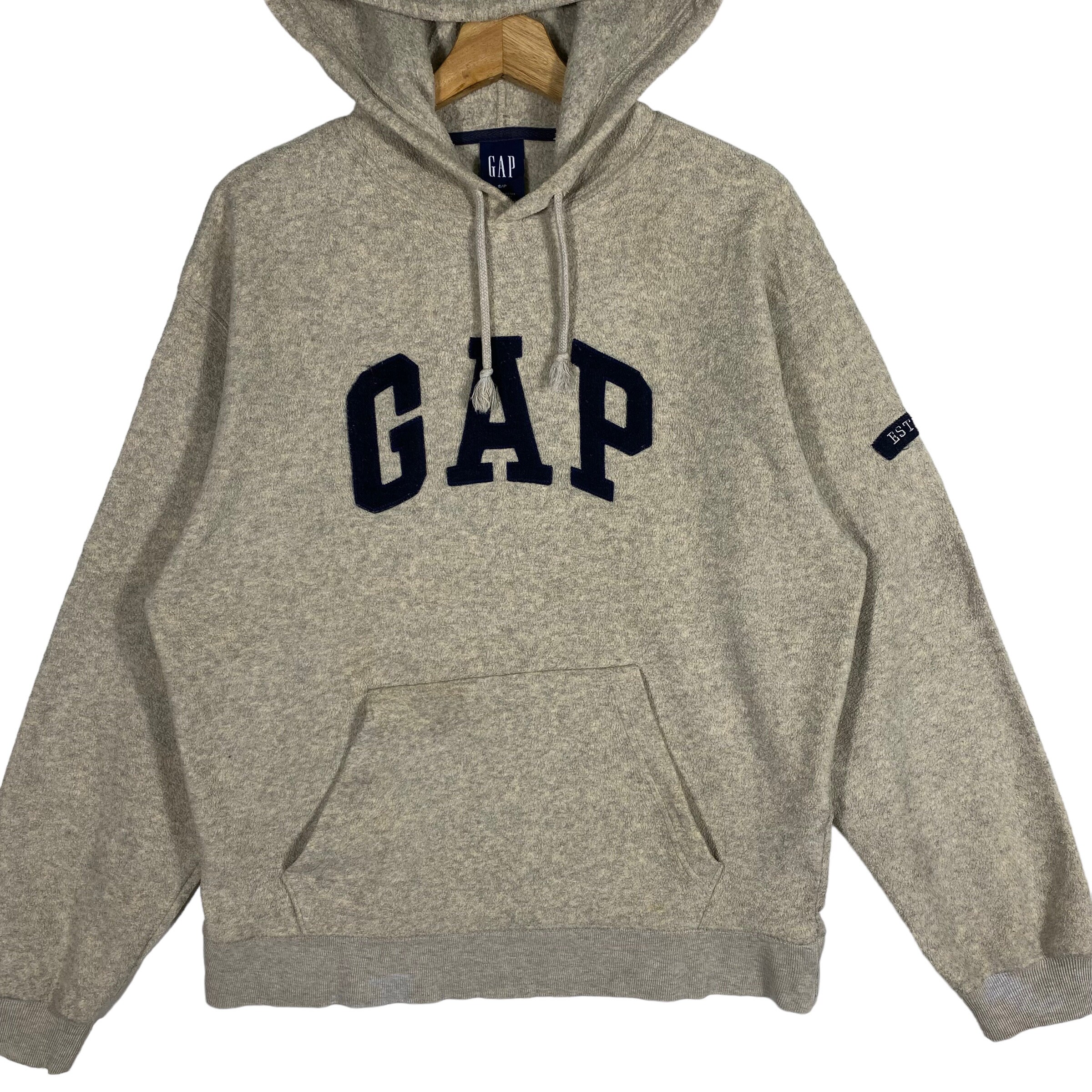 Vintage Gap Fleece Hoodie Sweatshirt S Size but to Fit M Vintage Gap Fleece Hoodie Sweatshirt S Size but to Fit M