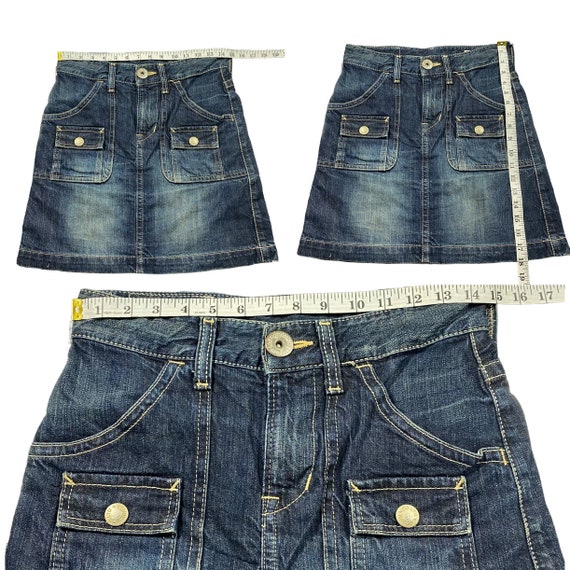 idem made in Japan tuck denim skirt NVY 【公式通販】