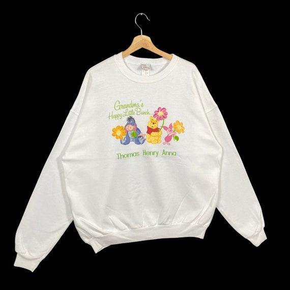 Vintage 90s Pooh Thomas Henry Anna Sweatshirt L S… - image 3