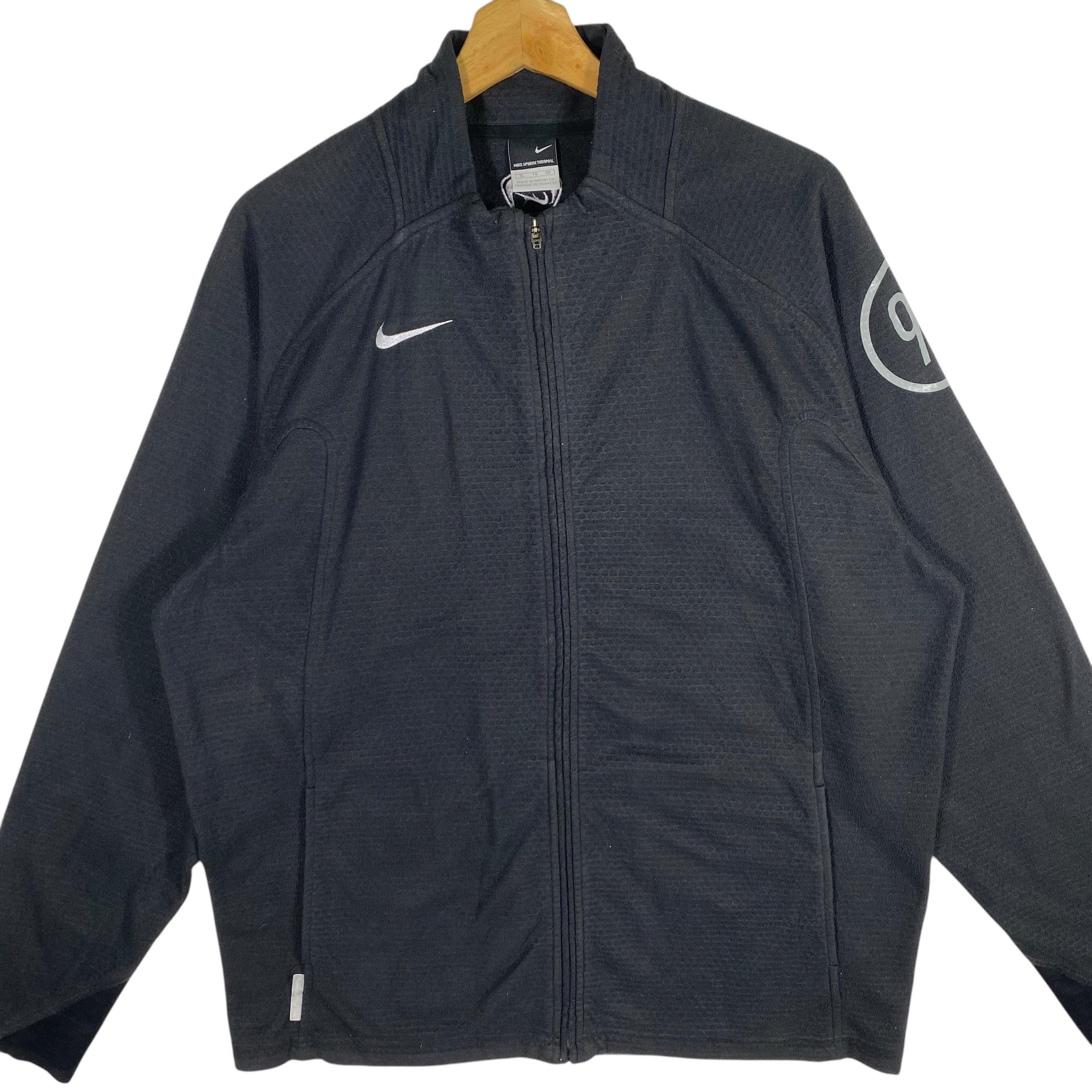 Nike 90 Sphere Therma Zipper Jacket Size XL Black Colour - Etsy