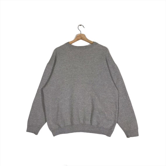 トップス 90s NIKE big swoosh crewneck 90s Nike Big Swoosh Sweatshirt Men's Sz XL Gray Crew Neck | eBay