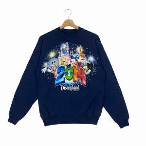 Felpa vintage Disneyland Resort taglia S colore blu navy