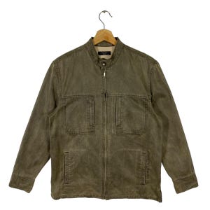 Vintage Yohji Yamamoto Y&#39;Saccs Zipper Jacket M Size Grey Colour