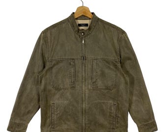 Vintage Yohji Yamamoto Y'Saccs-jack met rits, maat M, grijze kleur