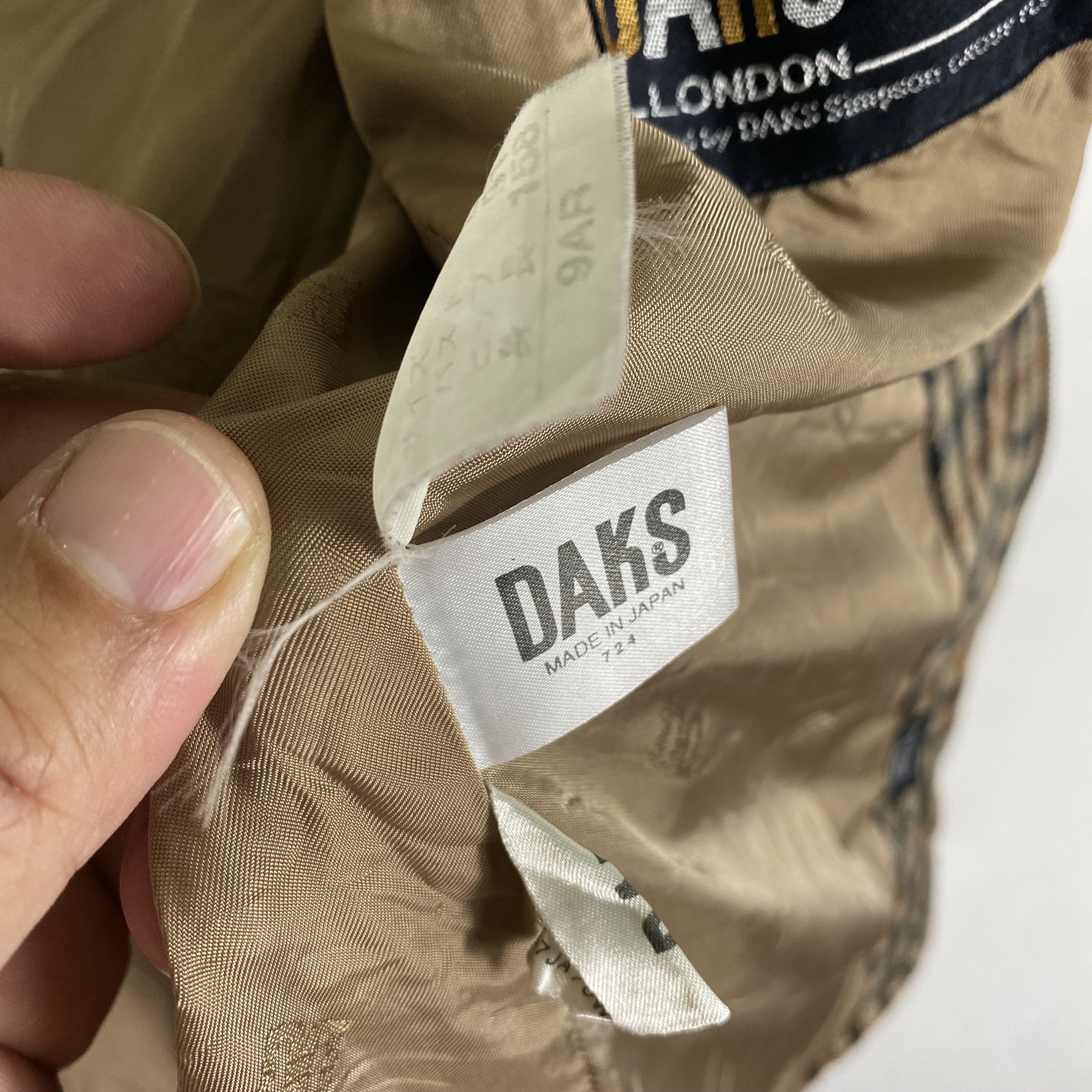 Vintage Daks England Wool Zipper Jacket S Size Brown Colour Vintage Daks England Wool Zipper Jacket S Size Brown Colour