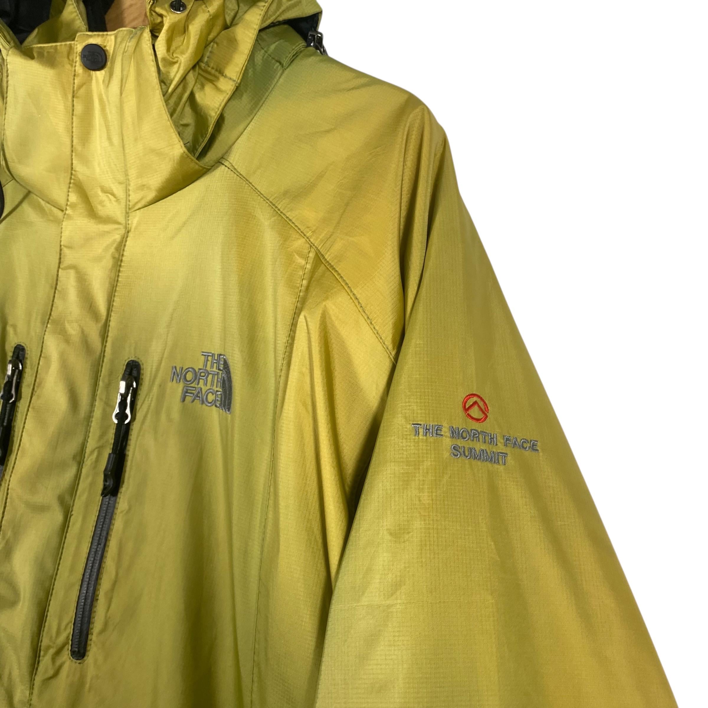 The North Face Summit Series Gore-tex Hoodie Jacket - Yellow - XXL 