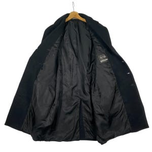 Giacca vintage Yohji Yamamoto LQ doppiopetto in lana, taglia L (corrisponde a una M), colore nero. immagine 6