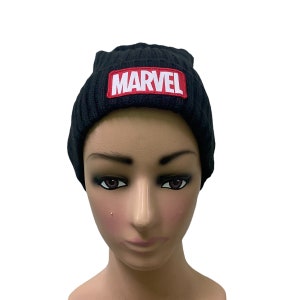 Vintage Marvel Beanie Unisex Colore Nero