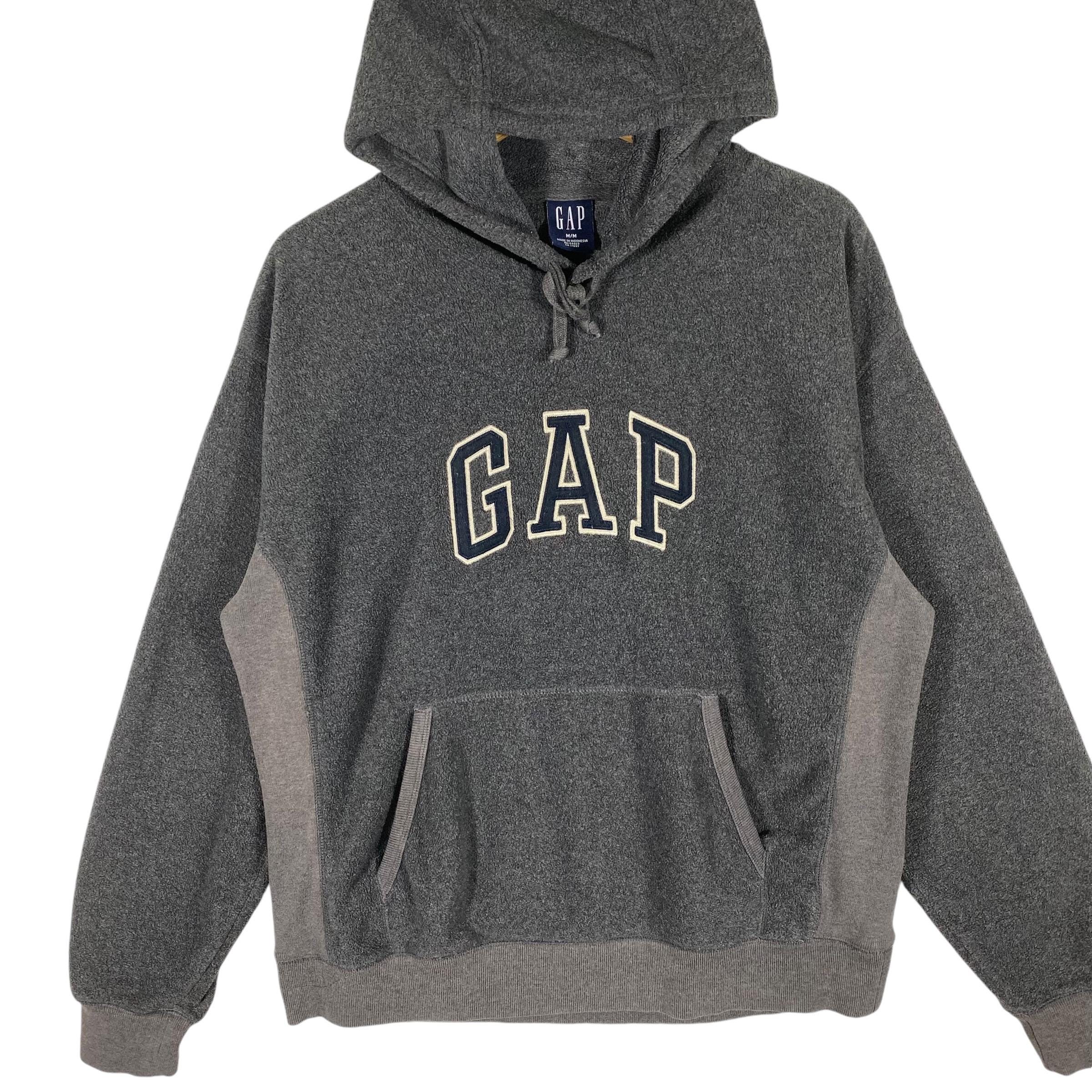 Vintage Gap Hoodie Fleece Sweatshirt M Size Grey Colour - Etsy