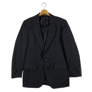 Vintage 90s Strathmore By Anderson Little Blazer Size 40 Black Colour