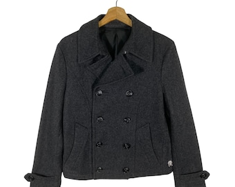 ジャケット・アウター PPFM y2k 00's wool jacket M 00s PPFM Wool Jacket Y2K archive gimmick coat