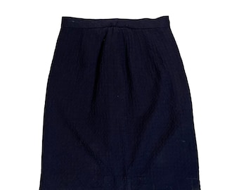 Vintage Courreges Paris Skirt Navyblue Colour