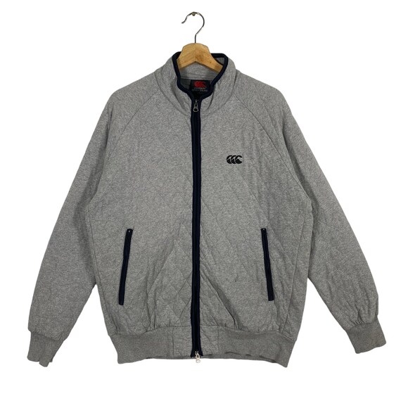 カンタベリージャケット ジッパー XLサイズ Lサイズにフィット グレー