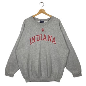Vintage Indiana University Sweatshirt XXL Size  Grey Colour