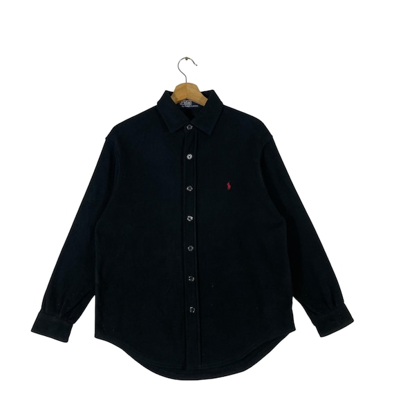 Polo Ralph Lauren Shirt, Men's, Size: Medium, Black Polo Ralph Lauren Shirt, Men's, Size: Medium, Black