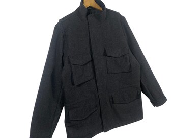 Vintage Gap Wool Zipper/button Jacket S Size but to Fit M