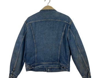 LEE×Preloved Storm Rider Jacket Vintage Lee Storm Rider Large 46 Blue Denim Button Jacket