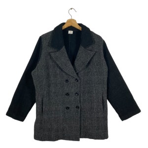 Vintage Hiromi Yoshida wollen jas M maat