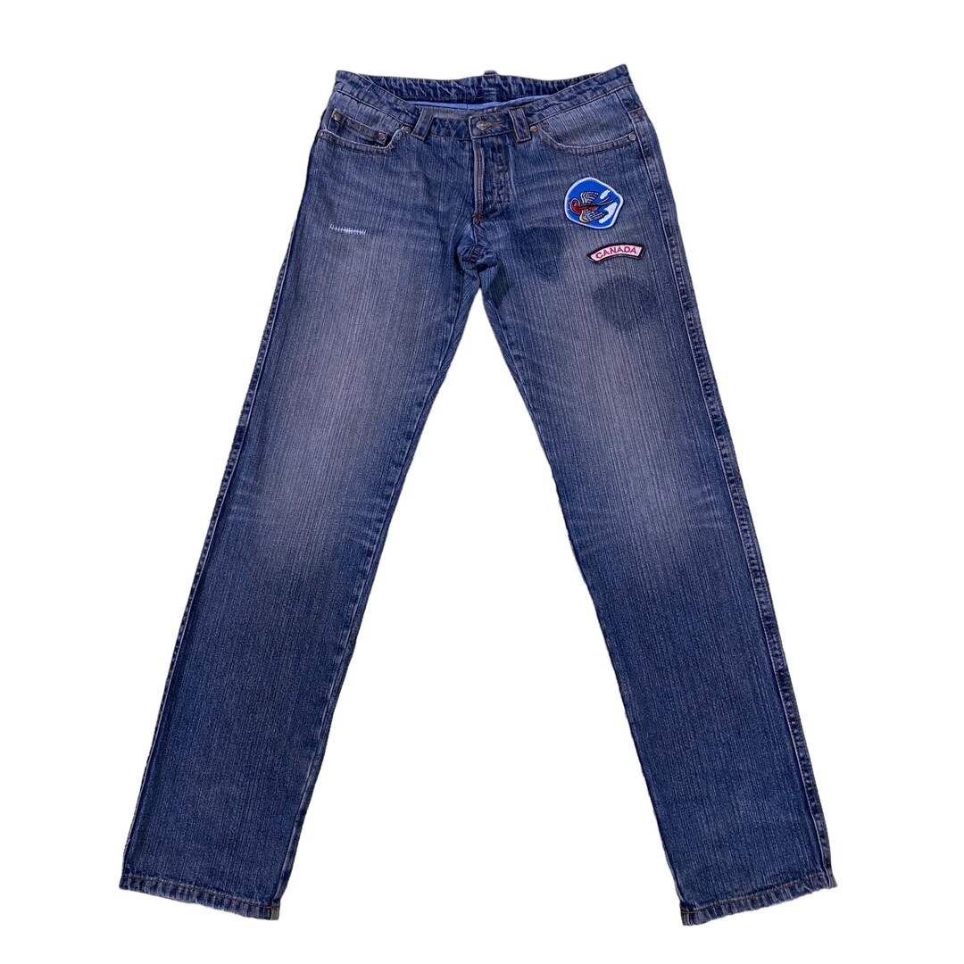 Dsquared2 Vintage Y2K Chip Chip Mothertucker Jeans Distressed - Etsy