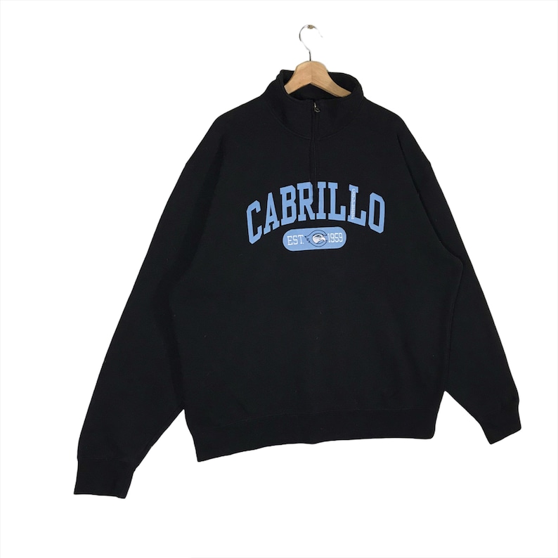 Vintage Cabrillo College Half Zip Sweatshirt