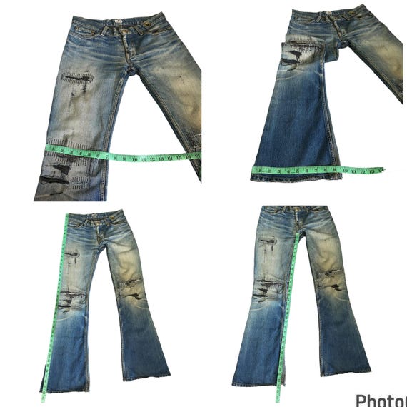 00s archive L.G.B. BIKER DENIM PANTS y2k