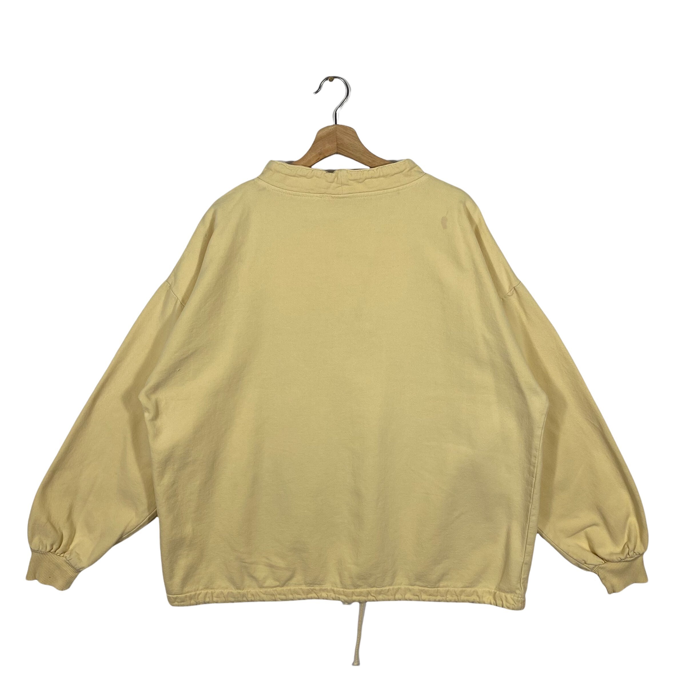 90s 花 フラワー スウェット レトロ 古着 ヴィンテージ 黄 イエロー 90s 花 フラワー スウェット レトロ 古着 ヴィンテージ 黄