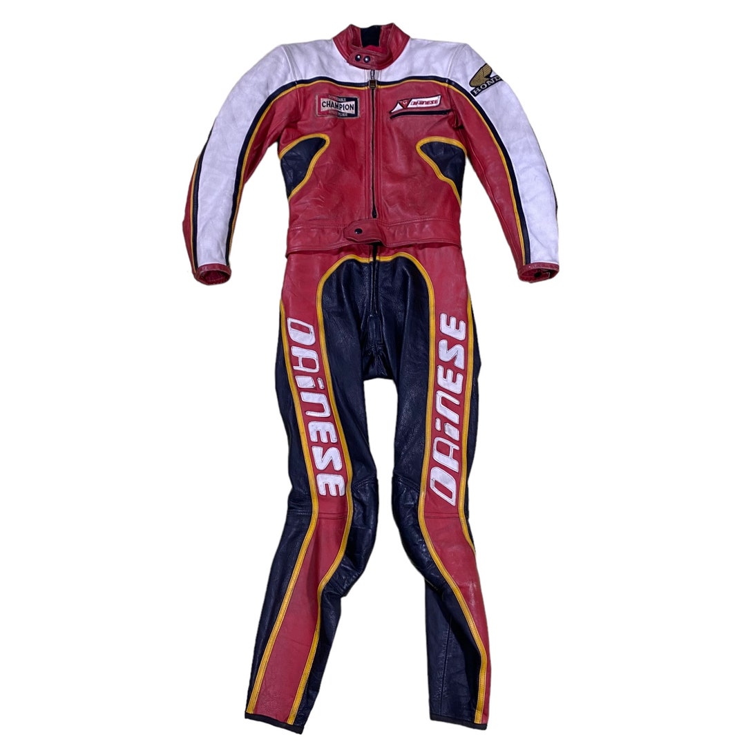 Dainese レザージャケット レッド/ホワイトジャンク Dainese レザージャケット レッド/ホワイトジャンク - メルカリ