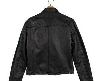 Vintage Katharine Hamnett London Jacket L Size Black Colour