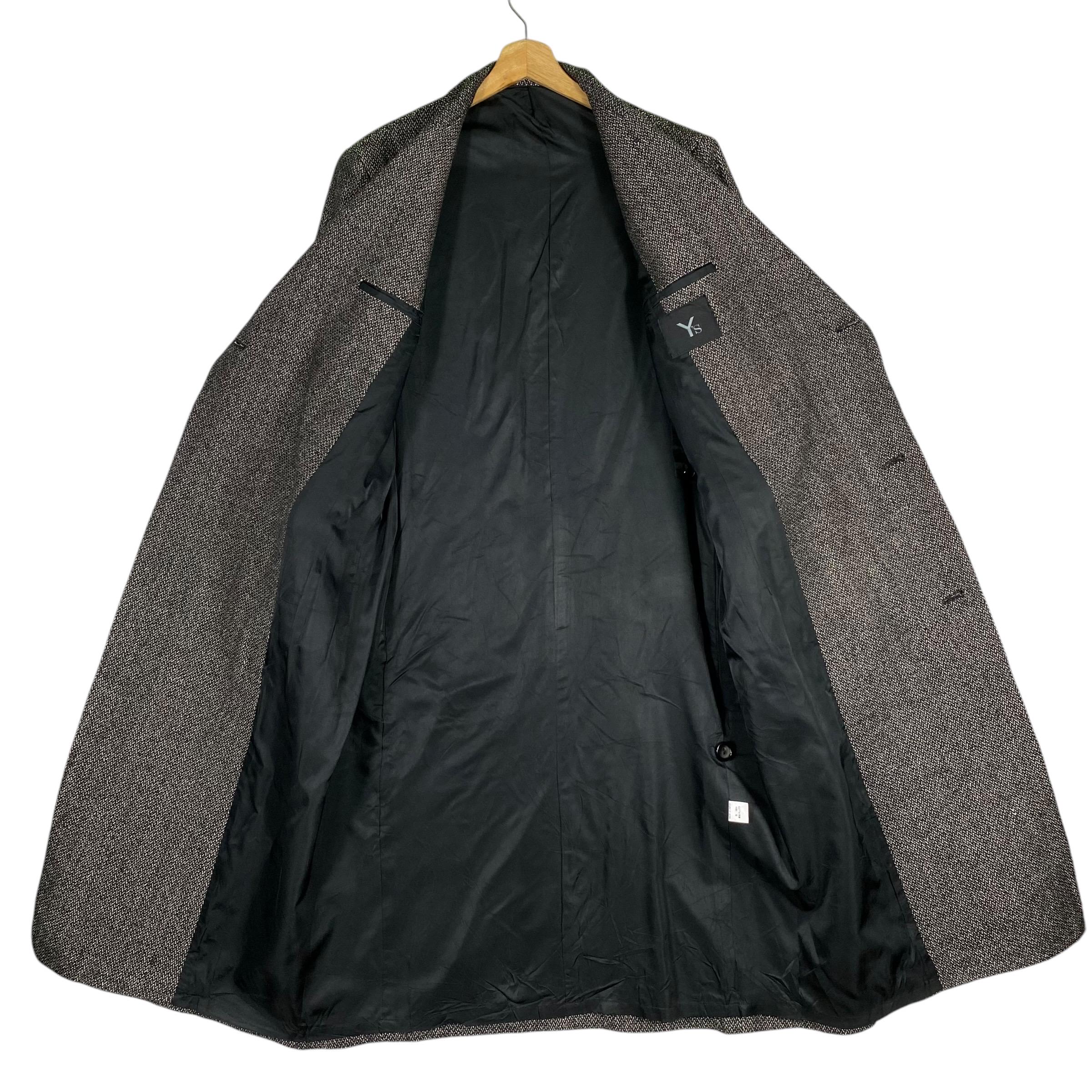 ヴィンテージ Y'S ヨウジヤマモト ウール ダブルブレスト ロングコート