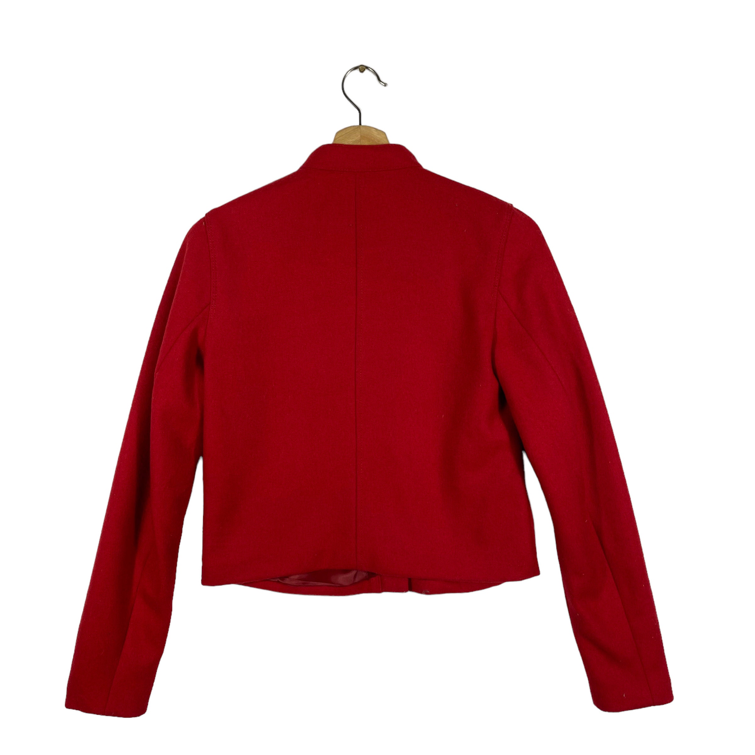 ジャケット・アウター 00s GAP wool jacket blouson Vintage Gap Wool Zipper Jacket XS Size Red Colour - Etsy