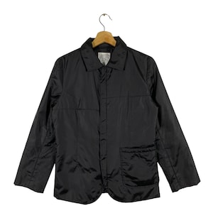 Vintage Issey Miyake Sunao Kuwahara Zipper Light Jacket M Size Black Colour