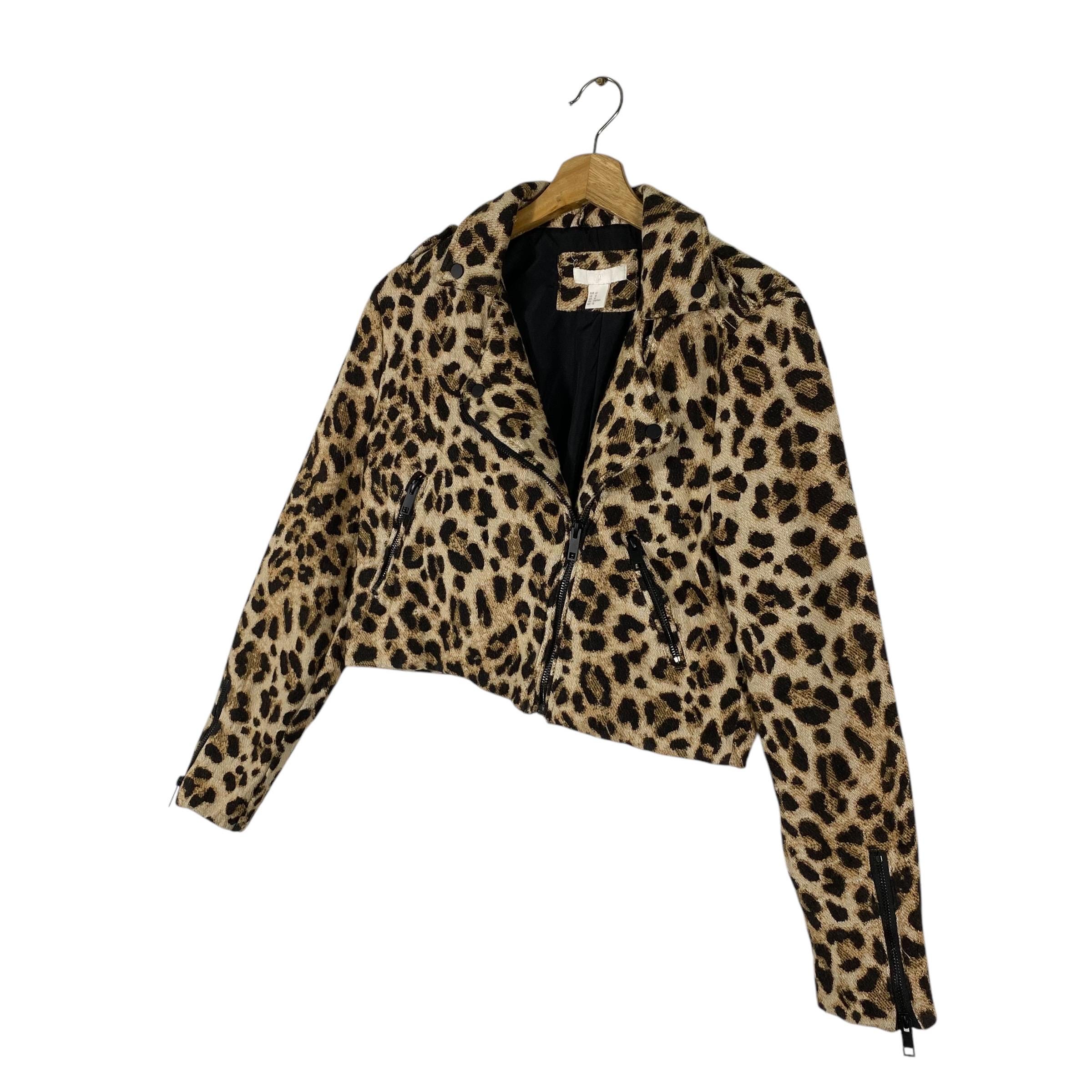 Japanese Brand Leopard Print Biker Jacket Size 42 (S/M) - Etsy