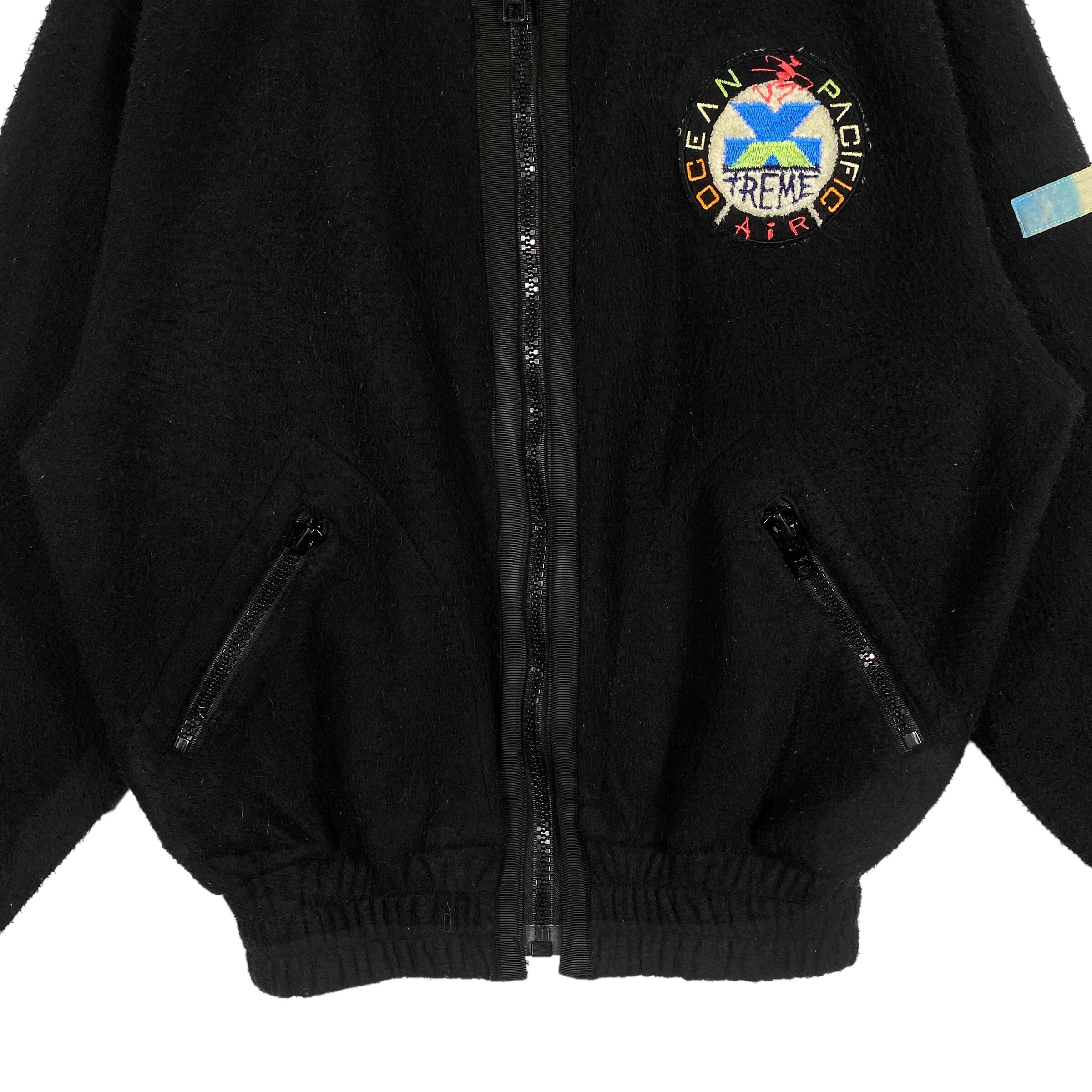 AmeriVINTAGE WIND AND SEA Half-zip スウェット Vintage 90s Ocean Pacific Xtreme Air Fleece Zipper Jacket M