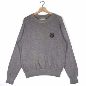 Vintage Lacoste Sweatshirt M Size Grey Colour