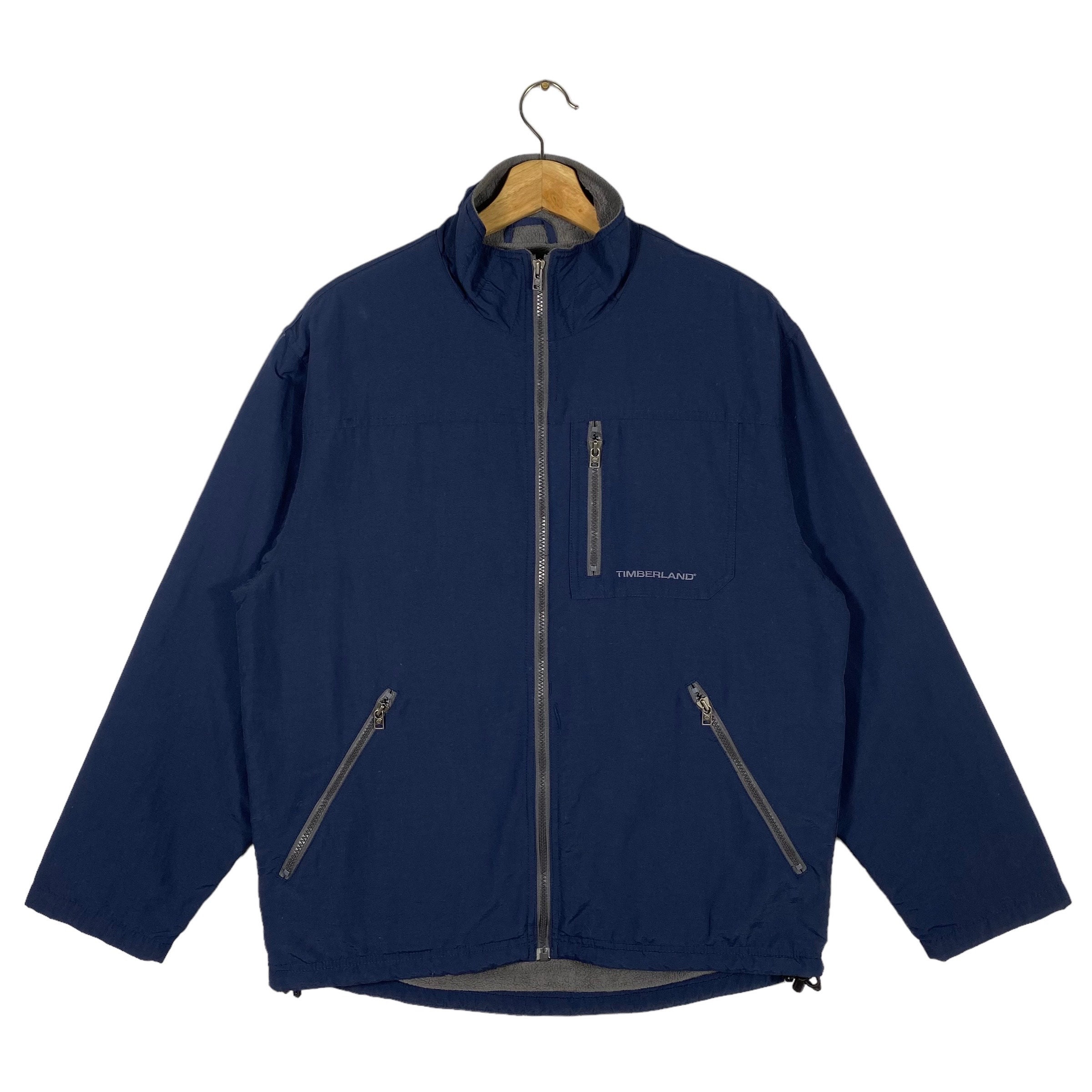 Vintage Timberland Zipper Jacket S Size but to Fit M Size Navyblue