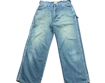 Wrangler Carpenter Worker Denim Pants L Size (32) Blue Colour