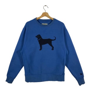 Black Dog Sweatshirt Etsy