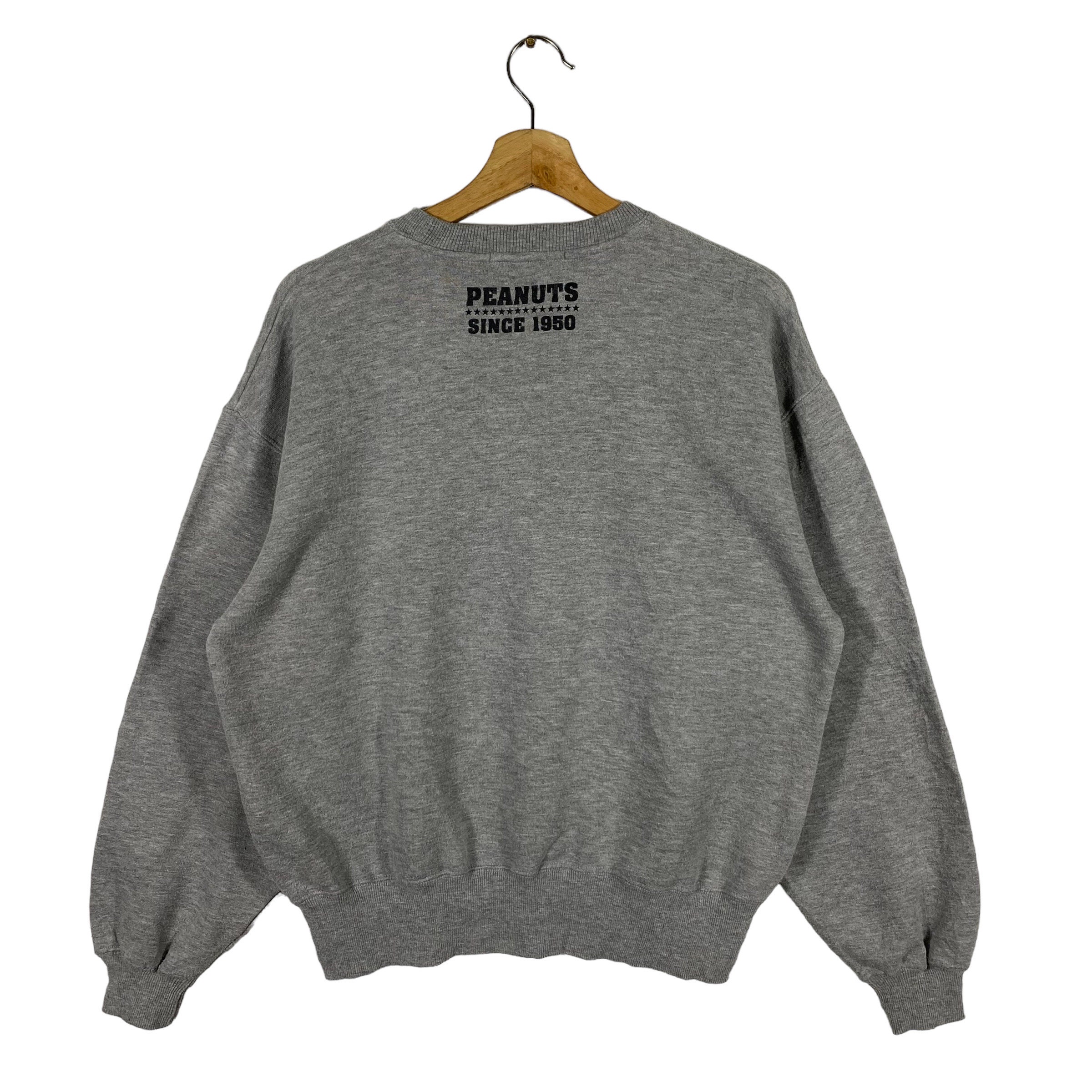 トップス MEAN MACHINE AGE PEANUTS VTG CREW Vintage Peanuts Snoopy and Woodstock Crewneck Pullover