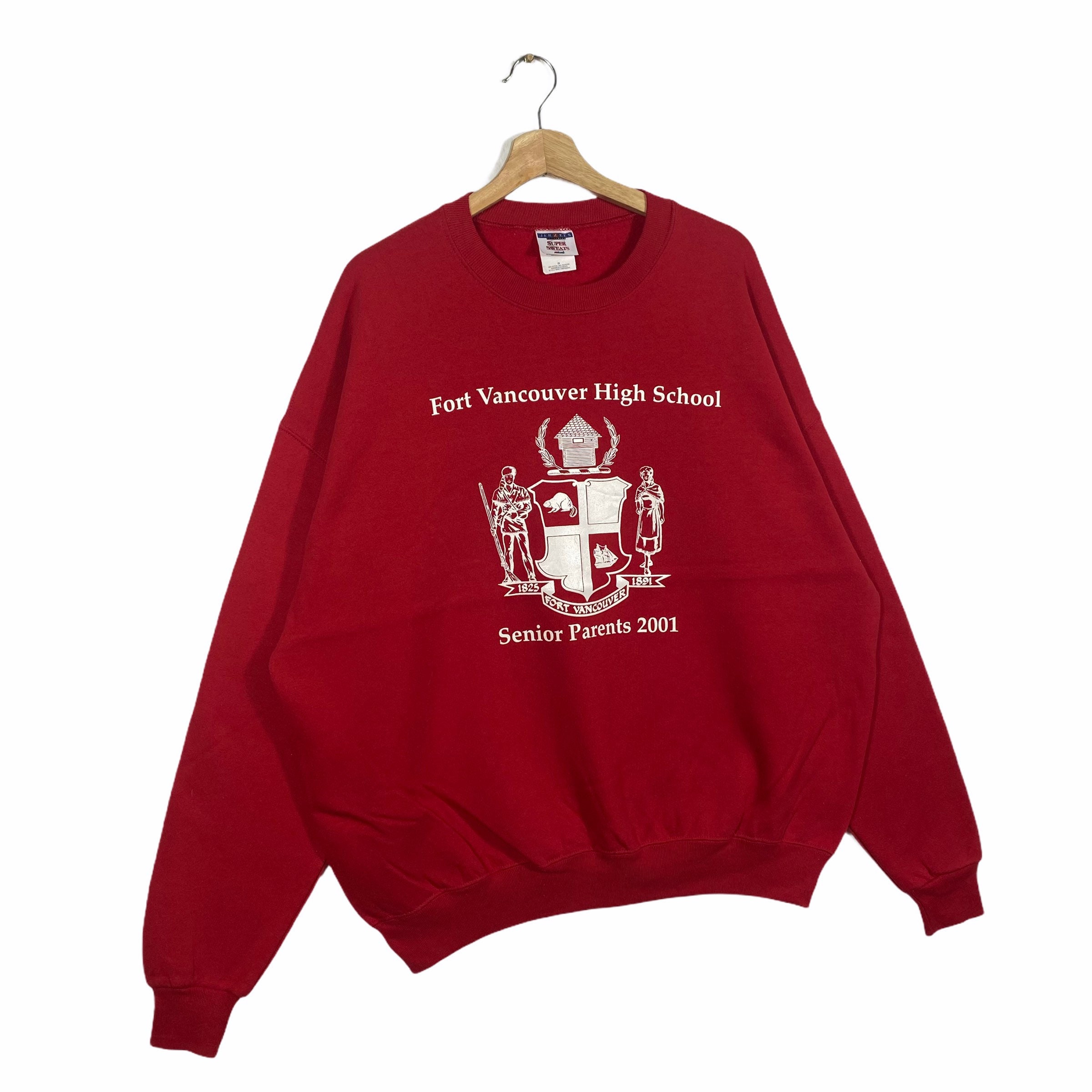 Vintage Fort Vancouver High School Sweatshirt Etsy